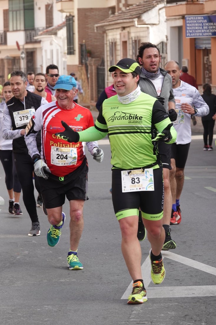 Un recorrido de 7 kilómetros en la categoría absoluta que transcurrió entre secaderos. Este año volvió a haber una categoría para senderistas de 5 kilómetros.