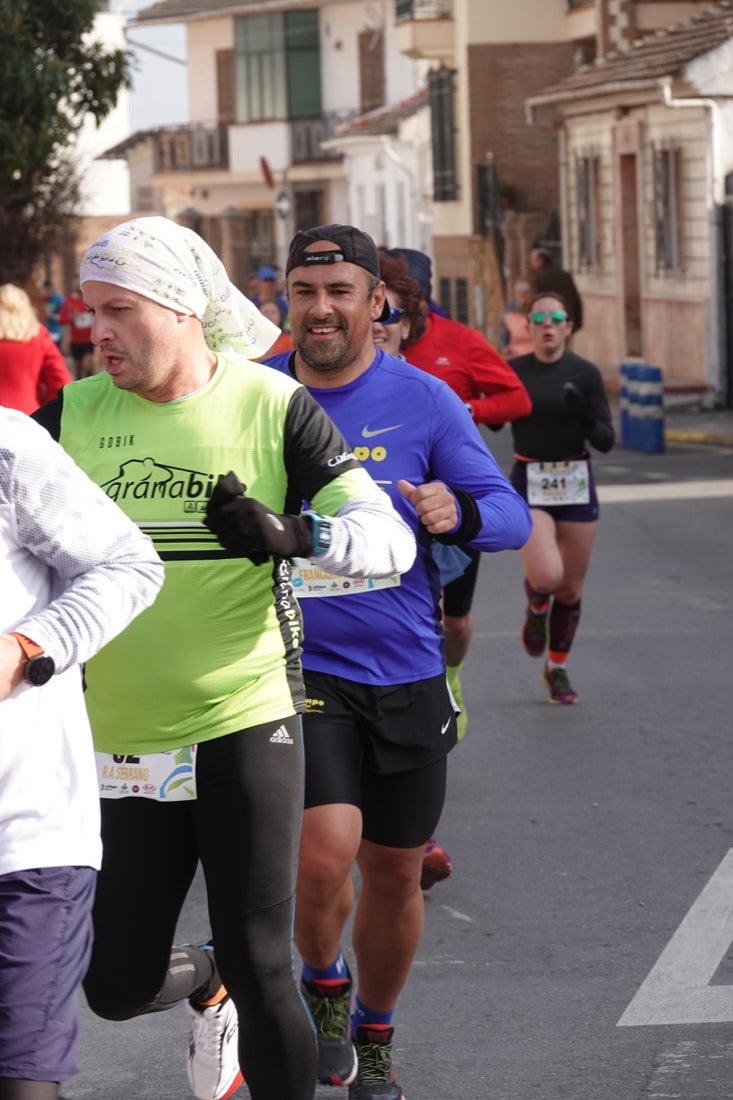 Un recorrido de 7 kilómetros en la categoría absoluta que transcurrió entre secaderos. Este año volvió a haber una categoría para senderistas de 5 kilómetros.