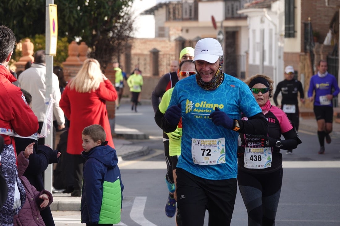 Un recorrido de 7 kilómetros en la categoría absoluta que transcurrió entre secaderos. Este año volvió a haber una categoría para senderistas de 5 kilómetros.