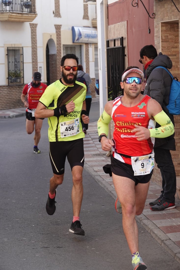 Un recorrido de 7 kilómetros en la categoría absoluta que transcurrió entre secaderos. Este año volvió a haber una categoría para senderistas de 5 kilómetros.