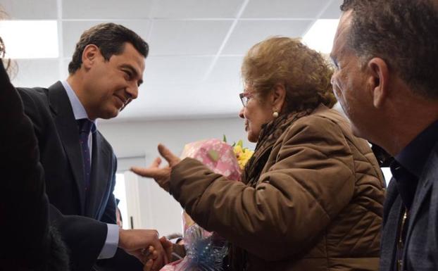 Juanma Moreno escoge Lanjarón para su primera inauguración como presidente