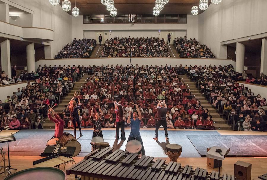 En la jornada del jueves, colegios de Granada y Almería se acercaron a disfrutar del progama 'Ritmos