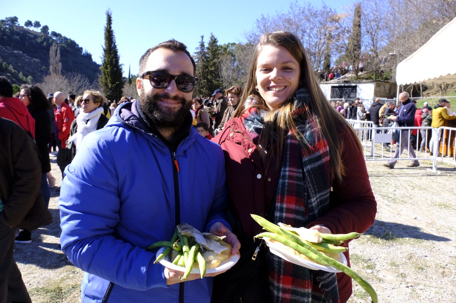 La celebración del patrón de Granada ha estado este año marcada por las alertas de nieve y frío de la Aemet