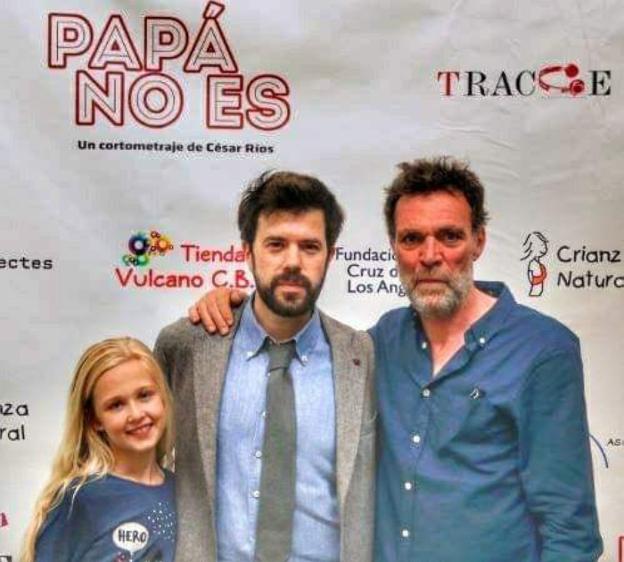 Ríos (centro), con Anastasia Ayuso y Alfonso Delgado.