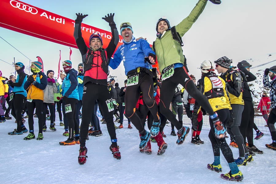 Jacob Gutiérrez arrasa en las cumbres de Sierra Nevada. El corredor de Dúrcal queda campeón de España de snow running por segundo año consecutivo y mejora su crono en catorce minutos