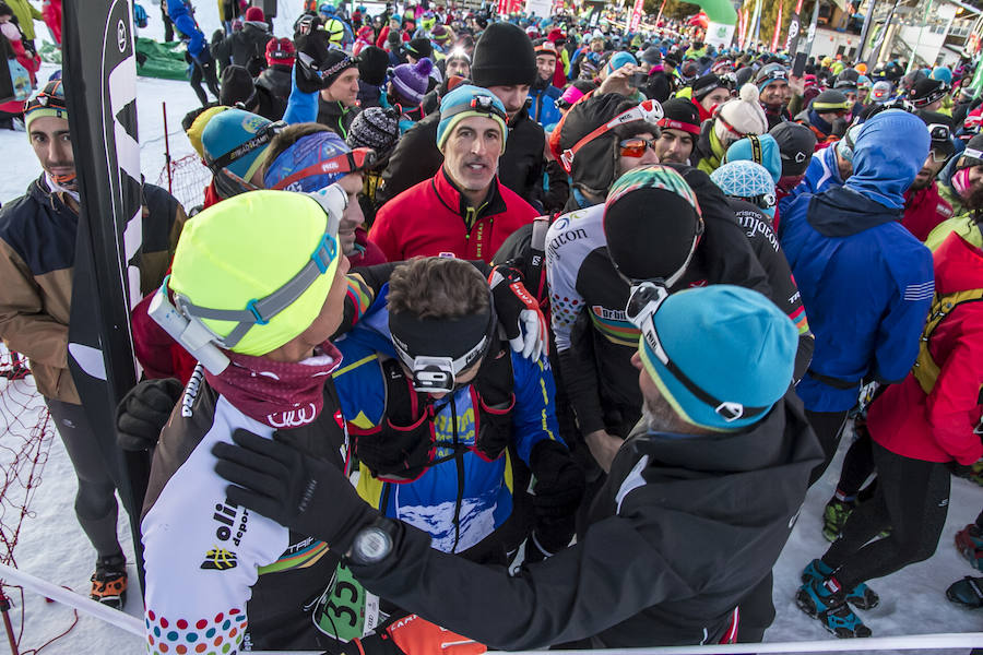 Jacob Gutiérrez arrasa en las cumbres de Sierra Nevada. El corredor de Dúrcal queda campeón de España de snow running por segundo año consecutivo y mejora su crono en catorce minutos
