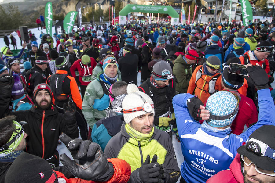 Jacob Gutiérrez arrasa en las cumbres de Sierra Nevada. El corredor de Dúrcal queda campeón de España de snow running por segundo año consecutivo y mejora su crono en catorce minutos