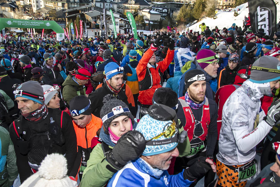 Jacob Gutiérrez arrasa en las cumbres de Sierra Nevada. El corredor de Dúrcal queda campeón de España de snow running por segundo año consecutivo y mejora su crono en catorce minutos