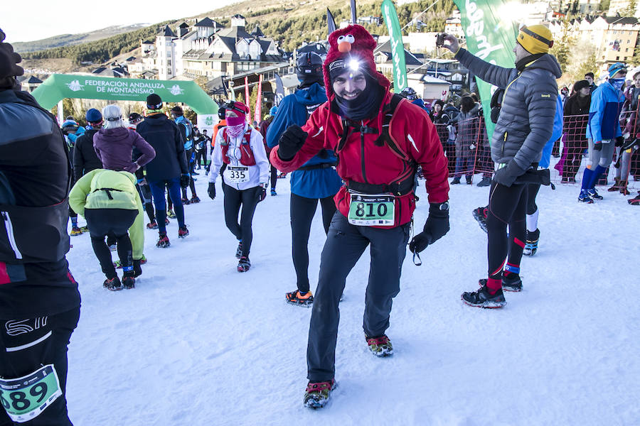 Jacob Gutiérrez arrasa en las cumbres de Sierra Nevada. El corredor de Dúrcal queda campeón de España de snow running por segundo año consecutivo y mejora su crono en catorce minutos