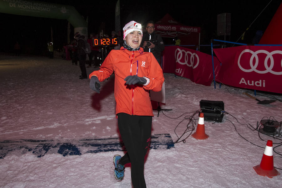 Jacob Gutiérrez arrasa en las cumbres de Sierra Nevada. El corredor de Dúrcal queda campeón de España de snow running por segundo año consecutivo y mejora su crono en catorce minutos