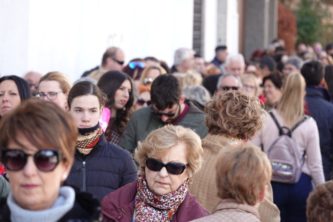 Miles de personas se han dado cita este sábado, como cada 9 de febrero, en el convento de los frailes Capuchinos,