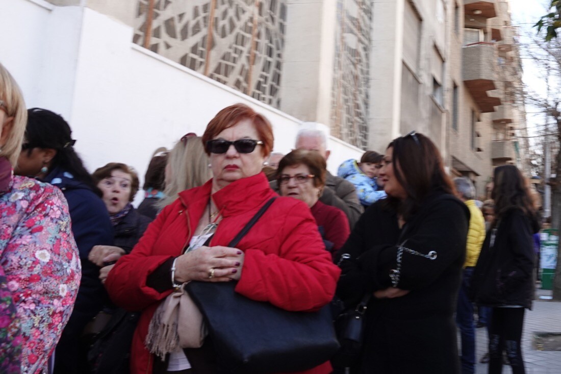 Miles de personas se han dado cita este sábado, como cada 9 de febrero, en el convento de los frailes Capuchinos,