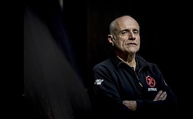 Flores durante su visita a Granada para presentar la próxima jornada de X-Trial.