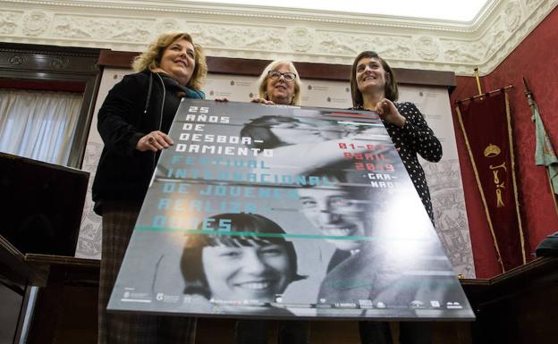 De izquierda a derecha. Fátima Gómez, María de Leyva y Maite García