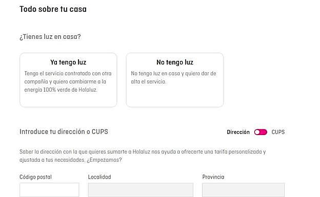 Imagen principal - Tarifa Justa Holaluz.