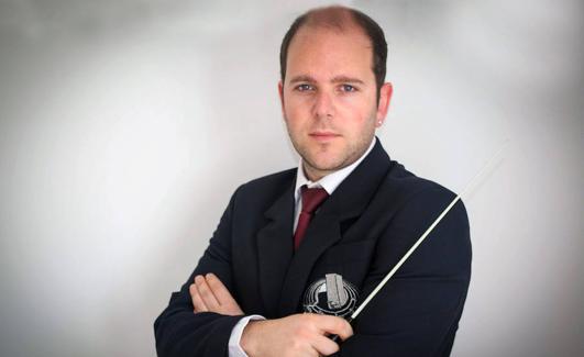 Raúl Moreno, director de la Asociación Musical Cullarense El Alabi 