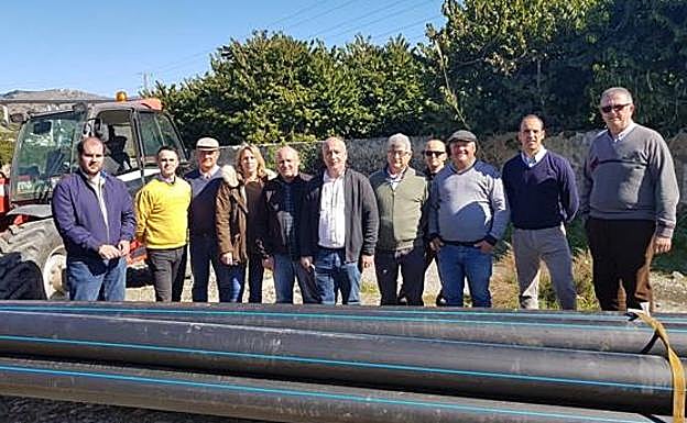 Visita a la obra que ha arrancado esta semana