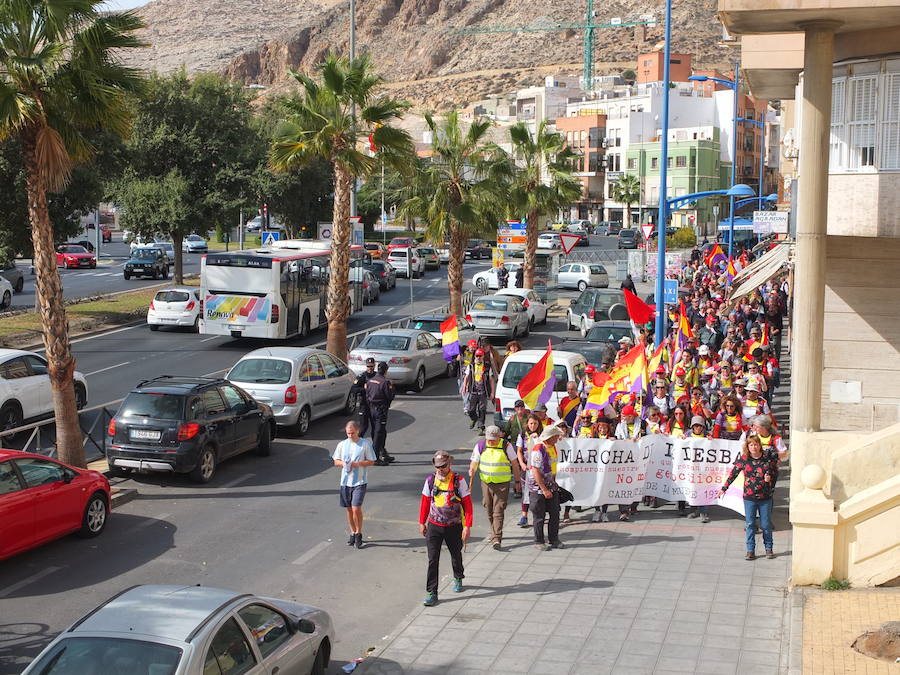Los participantes pidieron a su llegada «verdad, justicia y reparación»