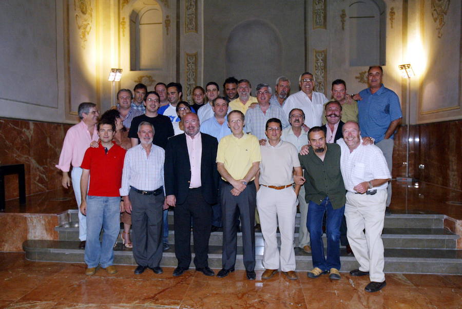 El día de su jubilación, con los compañeros de IDEAL. 2006