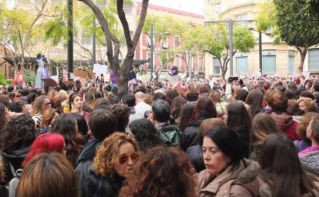 Manifestación del 8 de marzo de 2018 en Almería.