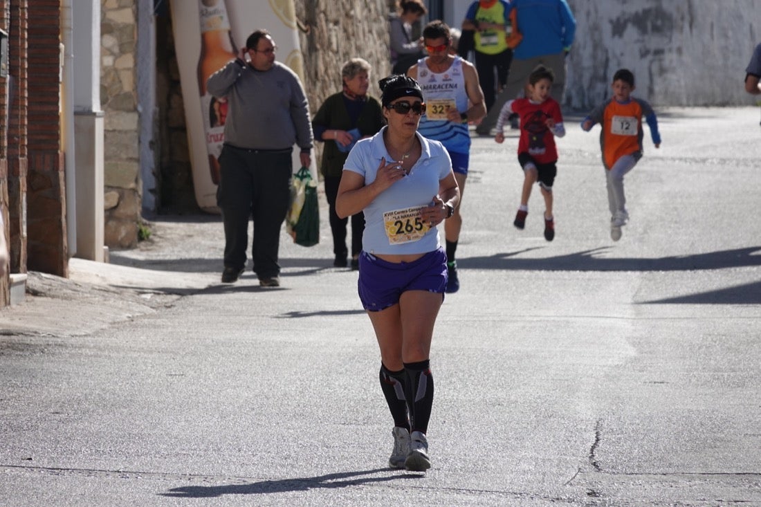 El Valle de Lecrín acoge una modesta carrera con 350 participantes entre corredores absolutos, senderistas y chiquillos
