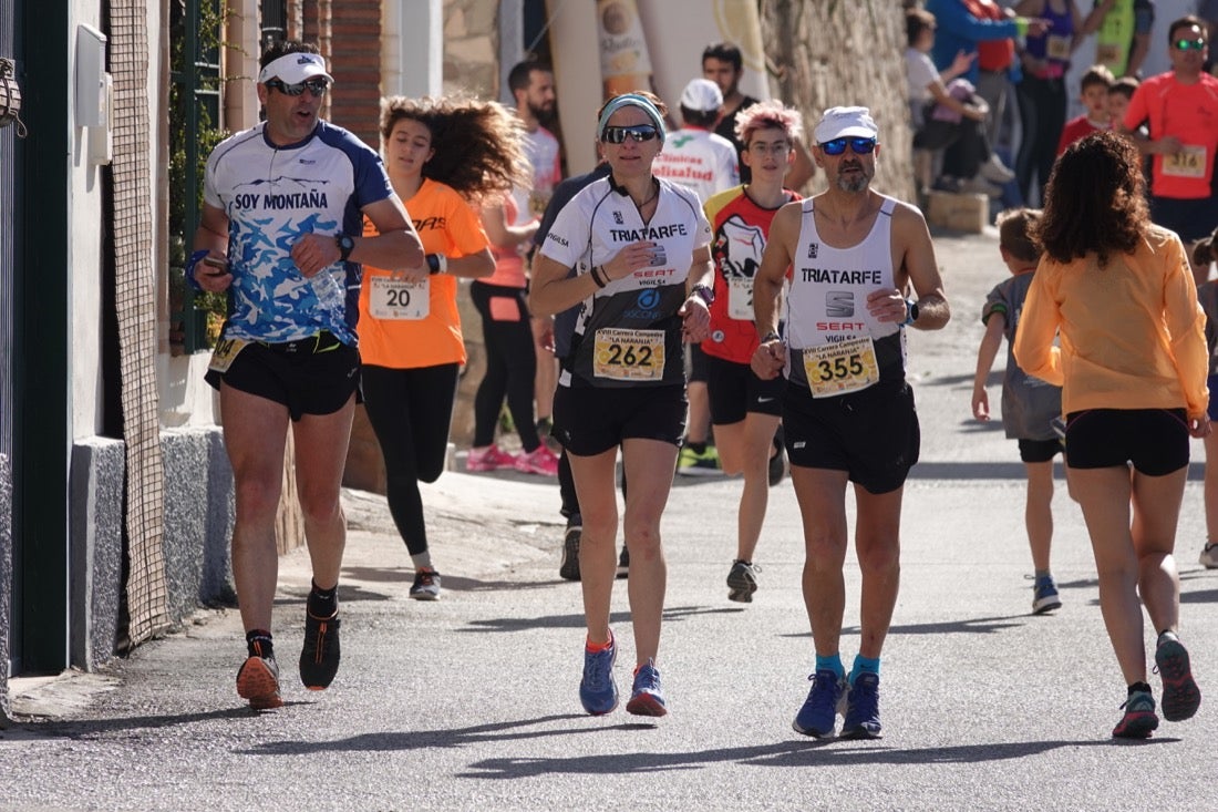 El Valle de Lecrín acoge una modesta carrera con 350 participantes entre corredores absolutos, senderistas y chiquillos