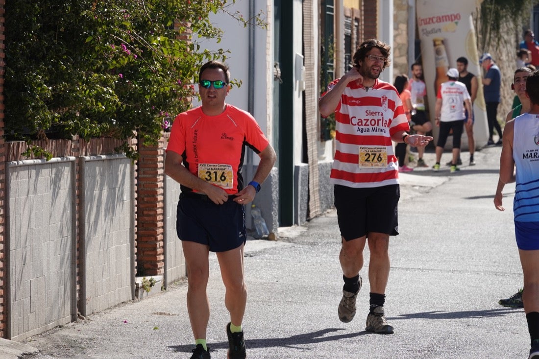 El Valle de Lecrín acoge una modesta carrera con 350 participantes entre corredores absolutos, senderistas y chiquillos