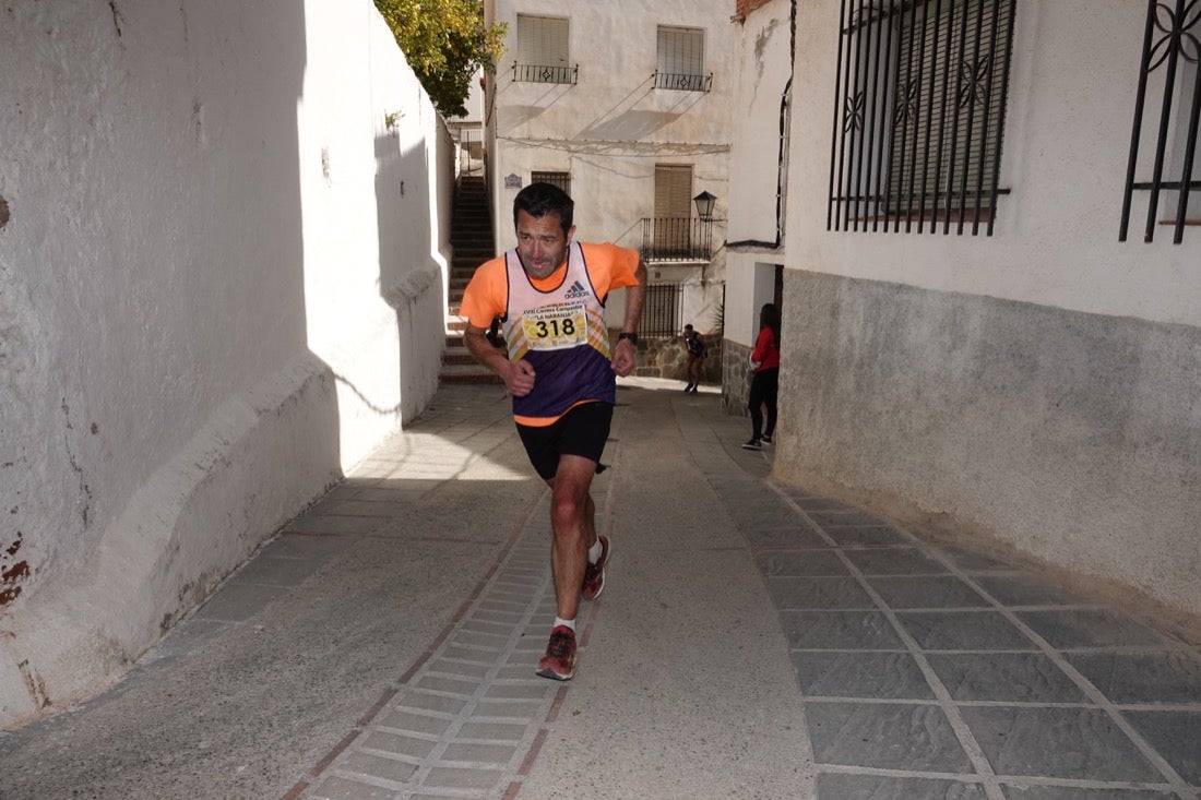 El Valle de Lecrín acoge una modesta carrera con 350 participantes entre corredores absolutos, senderistas y chiquillos