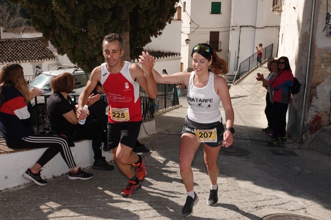 El Valle de Lecrín acoge una modesta carrera con 350 participantes entre corredores absolutos, senderistas y chiquillos