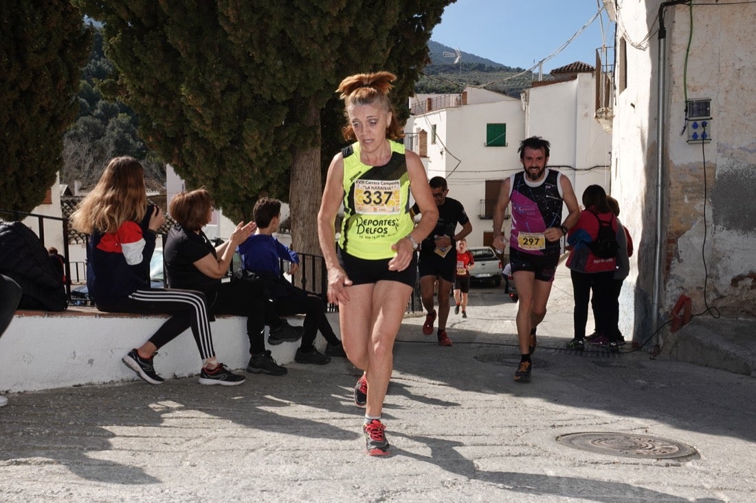 El Valle de Lecrín acoge una modesta carrera con 350 participantes entre corredores absolutos, senderistas y chiquillos