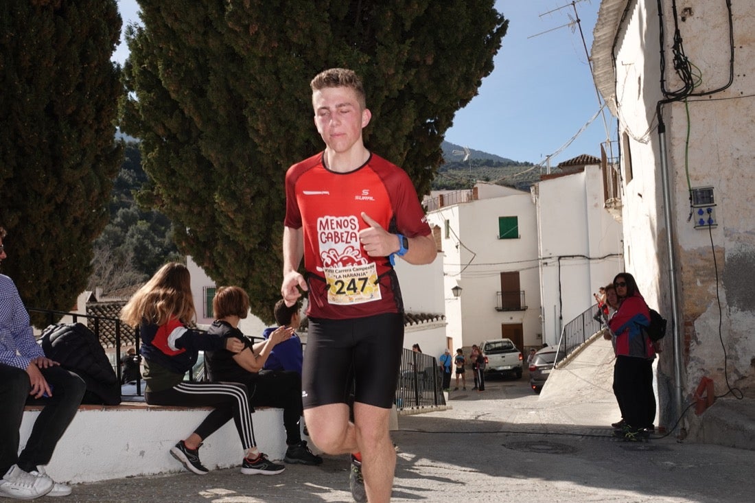 El Valle de Lecrín acoge una modesta carrera con 350 participantes entre corredores absolutos, senderistas y chiquillos