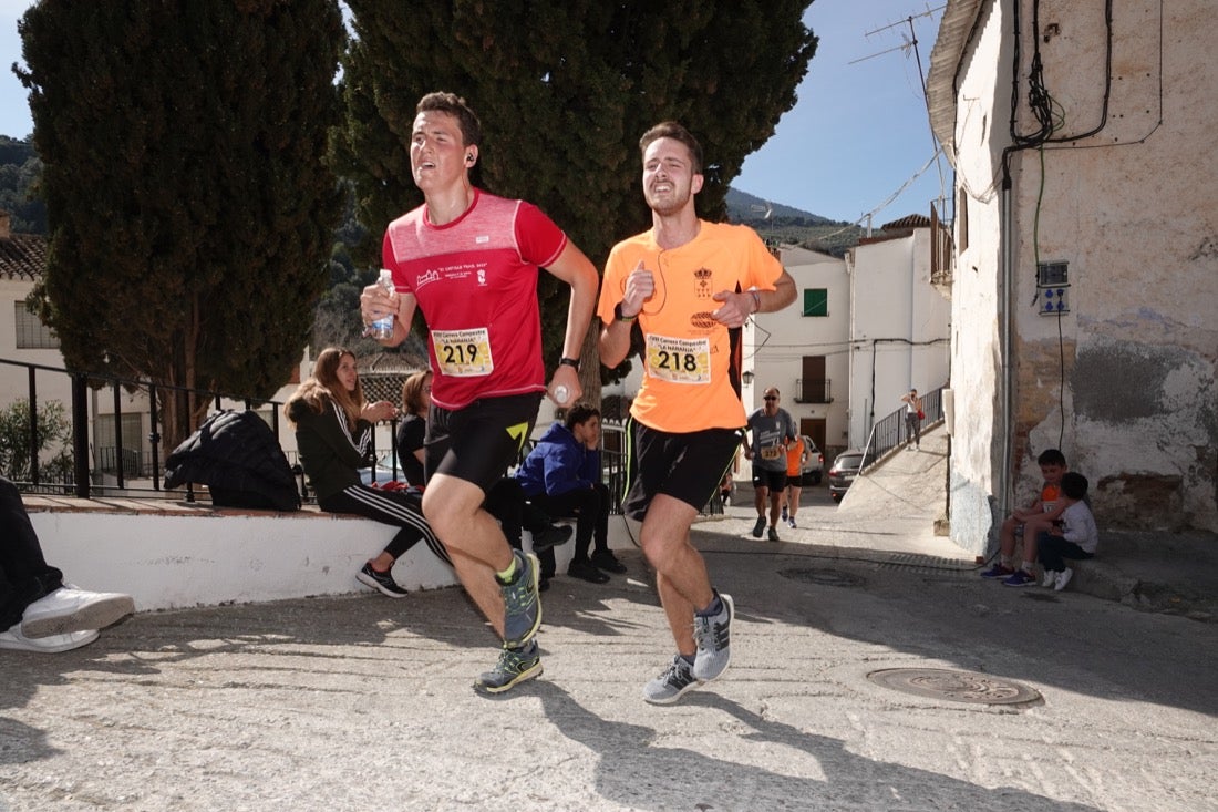 El Valle de Lecrín acoge una modesta carrera con 350 participantes entre corredores absolutos, senderistas y chiquillos