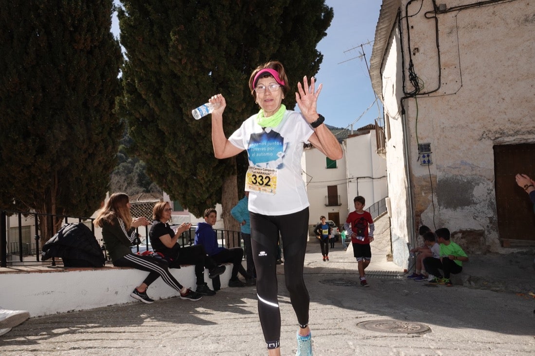 El Valle de Lecrín acoge una modesta carrera con 350 participantes entre corredores absolutos, senderistas y chiquillos