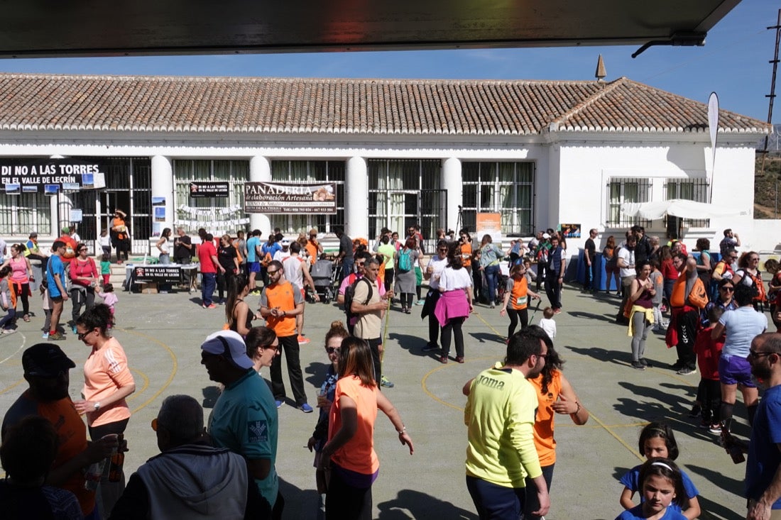 El Valle de Lecrín acoge una modesta carrera con 350 participantes entre corredores absolutos, senderistas y chiquillos