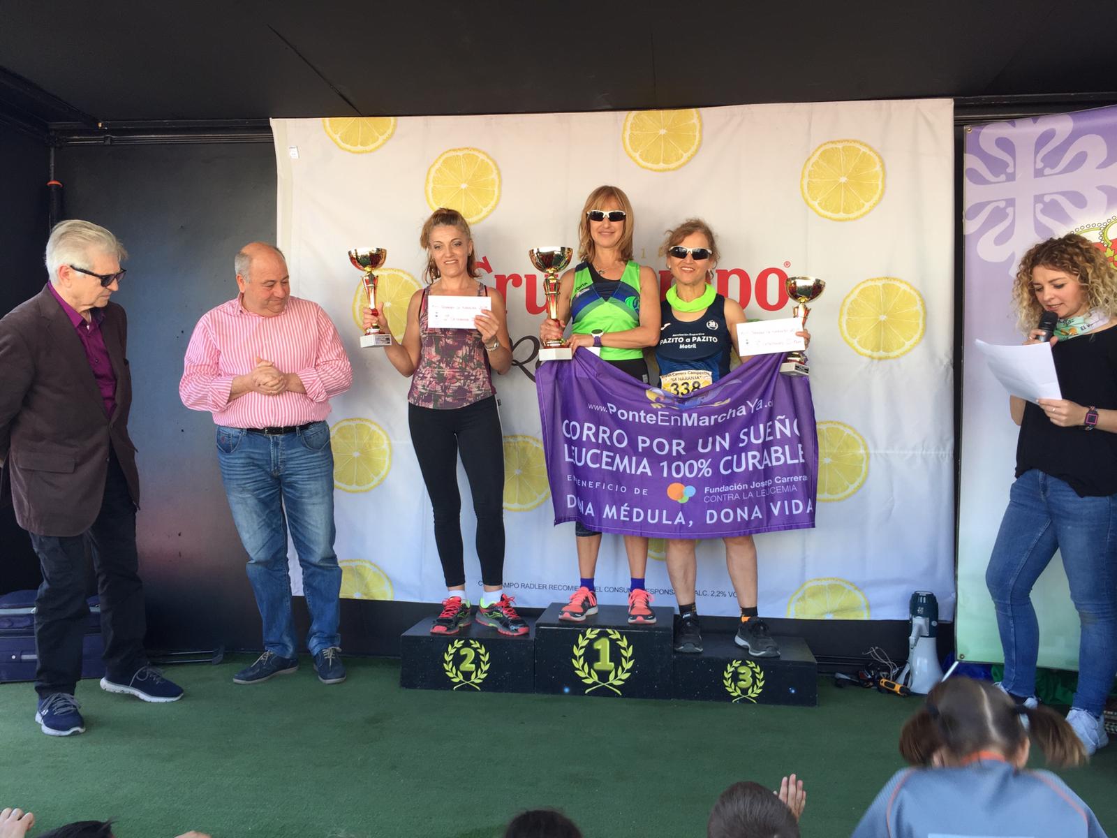 El Valle de Lecrín acoge una modesta carrera con 350 participantes entre corredores absolutos, senderistas y chiquillos