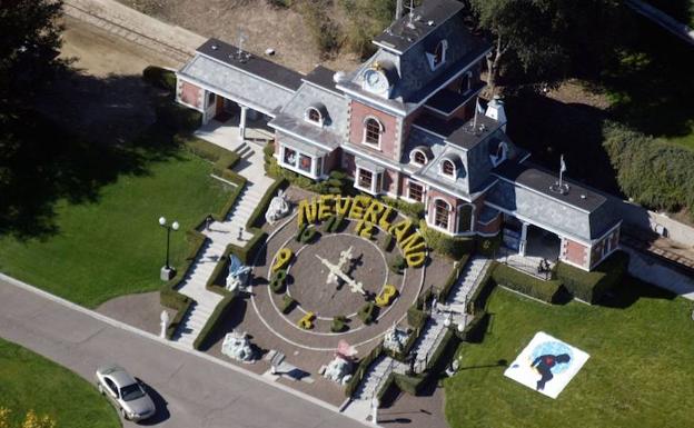 Vista aérea de 'Neverland'. 
