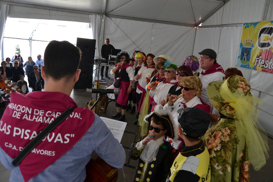 Juani Castillo y Remedios Extremera pregonan el carnaval rural de Alhama que se prolongará con otras tres jornadas