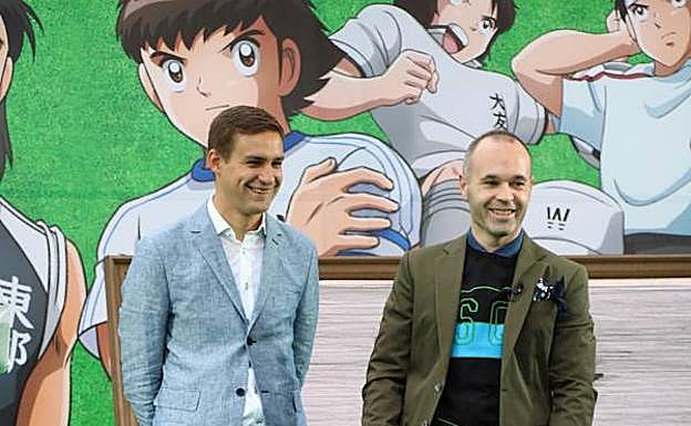 Imagen. Así es la estación de metro dedicada a 'Oliver y Benji'. 