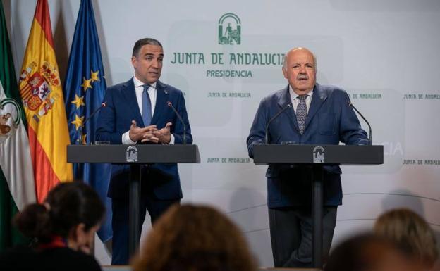 Rueda de prensa posterior a la reunión semanal del Consejo de Gobierno de la Junta de Andalucía