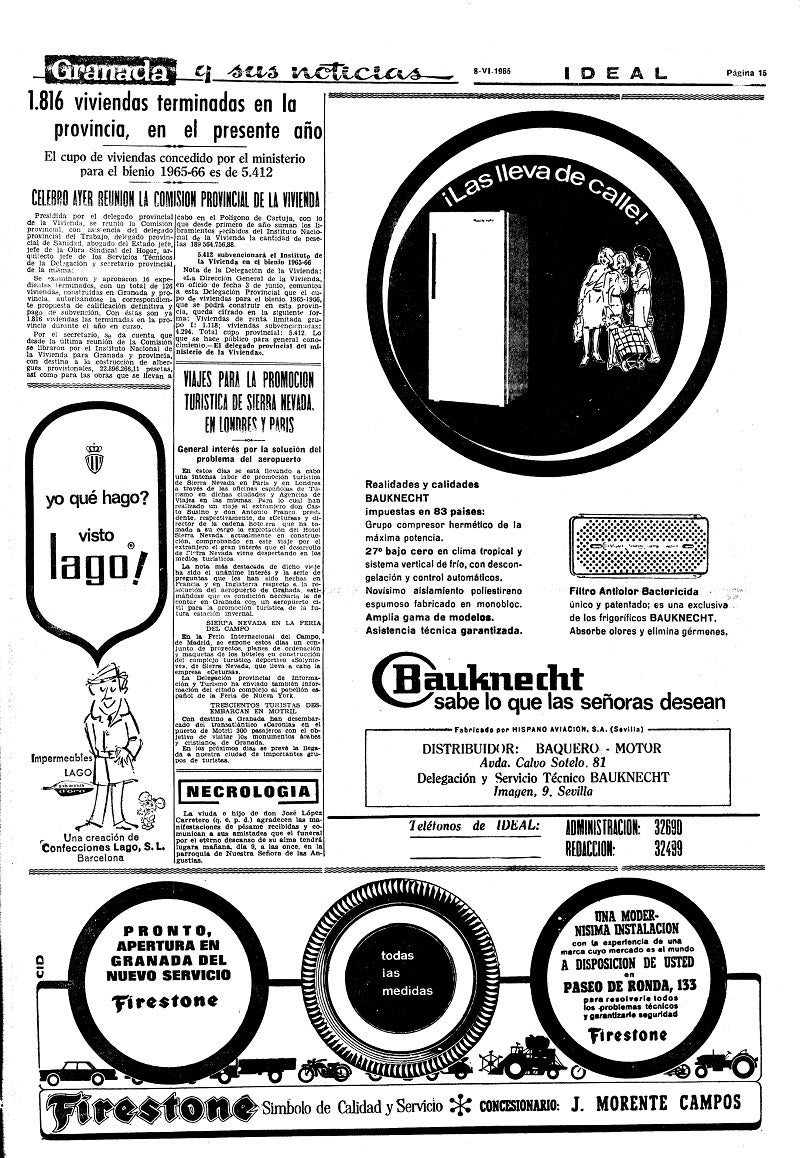 En la red de Mujeres del Zaidín saben bien lo que han luchado para ser indpendientes. «ací para obedecer», cuenta una de ellas, hasta que se rebeló. Las páginas de IDEAL de la década de los años sesenta reflejan en sus publicidades el ambiente de la época y la imagen de la mujer de entonces.