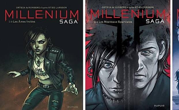 Imagen principal - Tres trabajos representativos de las artistas granadinas: 'Millenium Saga'(Belén Ortega), 'Virtual Hero' (Lolita Aldea) y 'Chan-Prin' (Xian Nu Studio) 