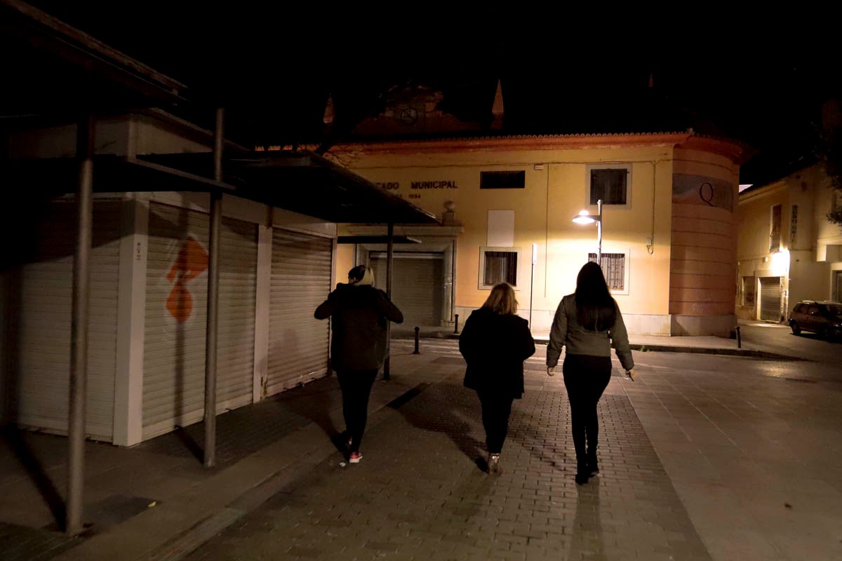 La patrulla vecinal salió este sábado a recorrer las calles de la ciudad en una primera toma de contacto 