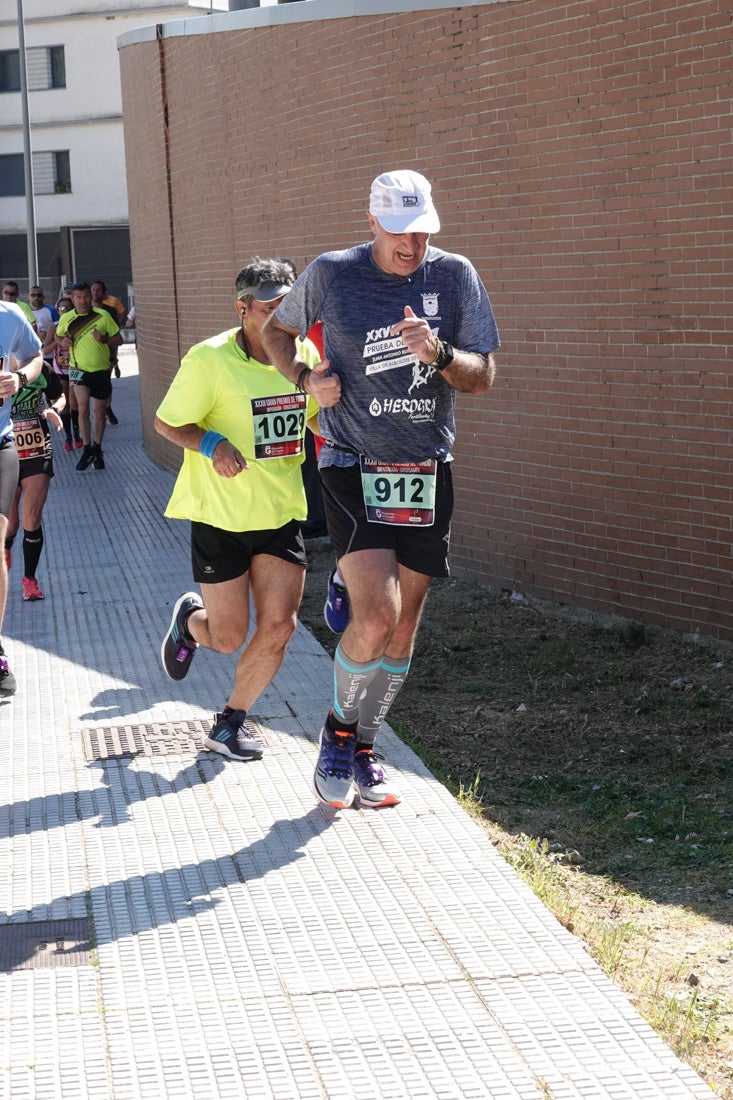 A algunos participantes parece que los 10 kilómetros del reccorido de la prueba de fondo de Loja se les hace leve a tenor de sus sonrisas y buen rollo. Otros en cambio parecen sufrir más o simplemente se concentran para disfrutar de la carrera.