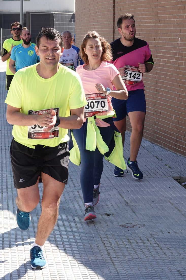 El reguero de atletas es amplio. Las piernas pesan en algunos momentos pero el objetivo de llegar a meta se mantiene. Si has participado en la carrera de fondo de Loja, prueba suerte a ver si te hemos retratado a lo largo del recorrido.