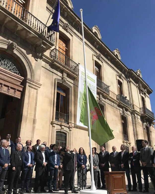 Izado de la bandera por el Día de la Provincia de Jaén