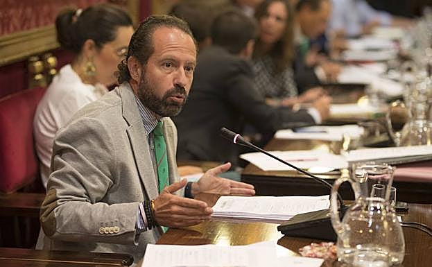 Ledesma, durante una intervención en el pleno del Ayuntamiento