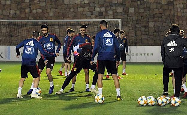 La selección española sub 21 llega a Granada a mediodía