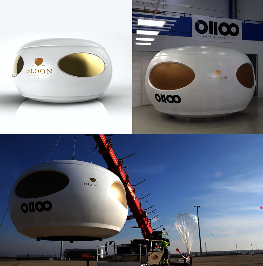 Imágenes e infografías del globo que impulsará el turismo espacial en Andalucía