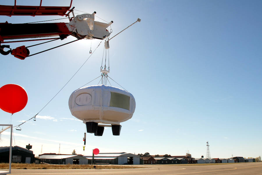 Imágenes e infografías del globo que impulsará el turismo espacial en Andalucía