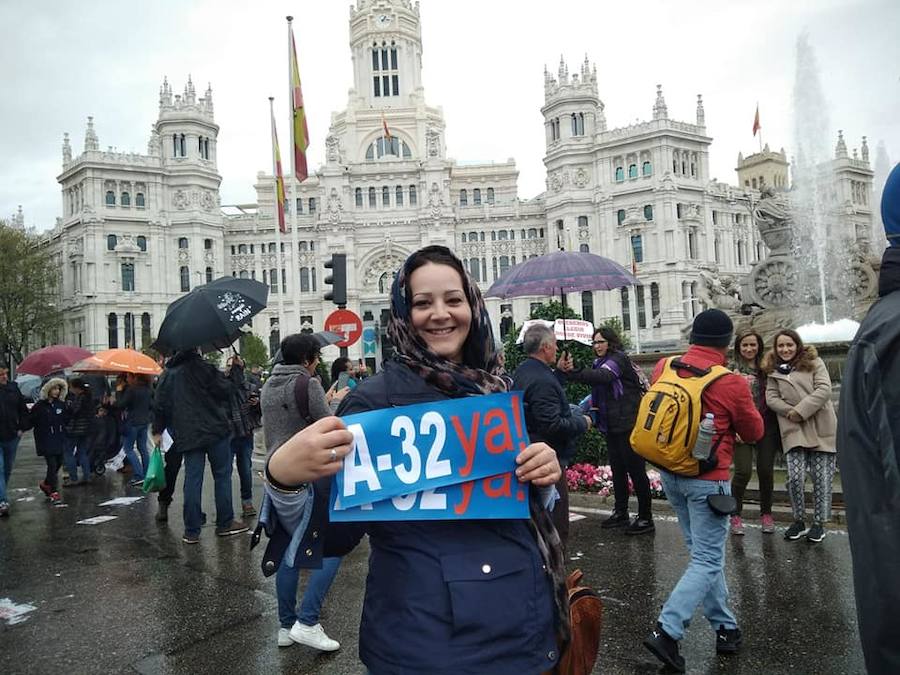 Seis organizaciones jienenses marchan junto a casi un centenar de colectivos de 23 provincias en una manifestación en Madrid